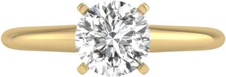Diana M. Jewels Diana M Lab 14KT YG 1ct TW LGD 4PRONG SOLITAIRE RING
