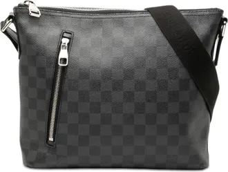 Louis Vuitton Black Pvc Leather Shoulder Bag (Pre-Owned)