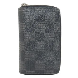 Louis Vuitton Pre-owned Wallets, female, Black, Size: ONE SIZE Pre-owned Canvas wallets