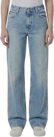 Haikure Blue Straight High Rise Jeans