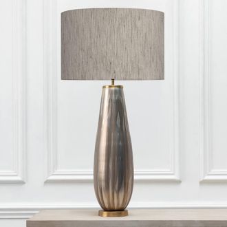 Voyage Maison Minerva Table Lamp With Otaru Eva Lampshade in Gold