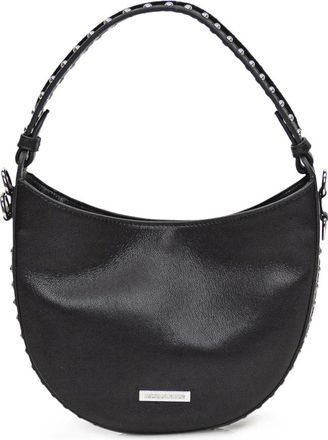 Dsquared2 Zwarte Hobo Handtas met Noppen - Dames - Handtassen - Zwart - ONE Size - Tassen