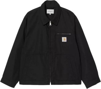 Carhartt Work in Progress Postal Jacket - Heren - Zomerjassen - Zwart - S - Katoen - Jassen
