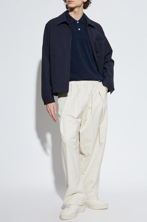 Comme Des Gar&ccedil;ons Comme Des Gar&ccedil;ons Play Polo With Logo Patch, Mens, Navy Blue