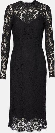 Dolce & Gabbana Abito midi DG in pizzo