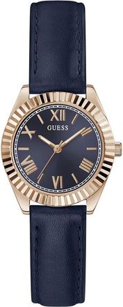 Guess Mini Luna WoMens Blue Watch GW0761L2 Leather - One Size