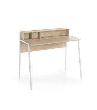 HERDASA Herdasa - Mesa Estudio Mod-tokio Acabado Roble/blanco, 50 X 105 X 90 Cm (fondo X Ancho X Alto)