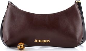 Jacquemus Le Bisou Perle Shoulder Bag Leather