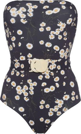 Eres Courtois floral-print swimsuit - women - Polyamide/Spandex/Elastane - 40 - Black