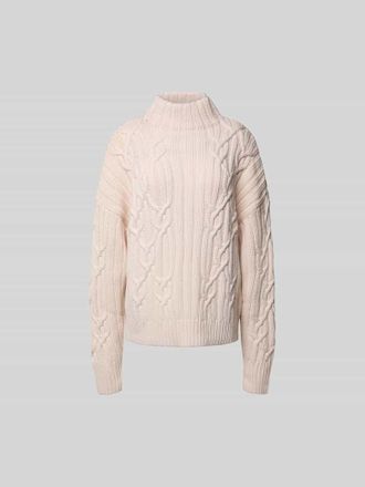 Iro Pullover mit gerippten Abschl&uuml;ssen in Beige, Gr&ouml;&szlig;e L