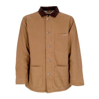 Dickies Canvas Werkjas Steen Gewassen Bruin - Heren - Zomerjassen - Bruin - XL - Katoen - Jassen