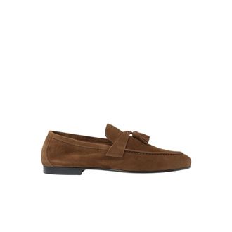 Scarosso Loafers, female, Brown, Size: 7 1/2 US Luisa Tassel Loafer