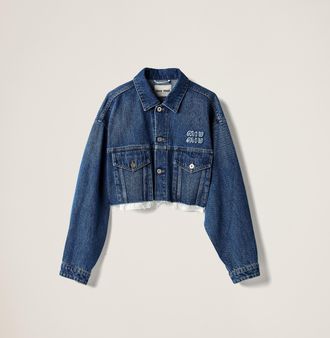 Miu Miu Denim blouson jacket