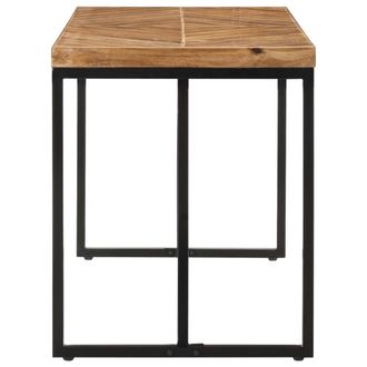 Berkfield Home Durable Dining Table 120x60x76 cm Solid Acacia & Mango Wood in Brown | Size: 120 x 60 x 76 cm
