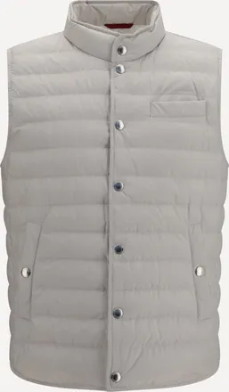 Brunello Cucinelli Gilet imbottito senza maniche Man XS