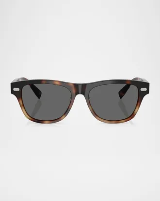 Brunello Cucinelli Men & apos;s BC3005S Rectangular Sunglasses
