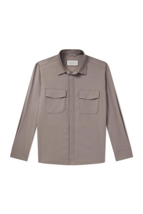 Canali Wool-Blend Overshirt