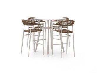 Manifesto Furniture Manifesto Belpasso/Tritoni &oslash; 110cm barset 5-delig stapelbaar