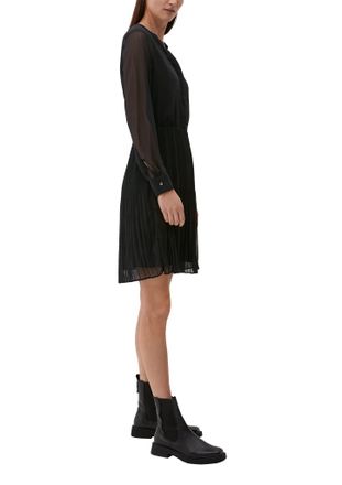 s.Oliver Black Label Womens 10.2.20.20.200.2126282 Dress Short, Black 9999, 6