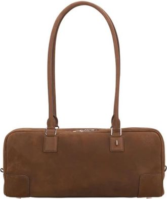 Loewe Amazona 31 Cropped Bag - Dames - Schoudertassen - Bruin - ONE Size - Tassen