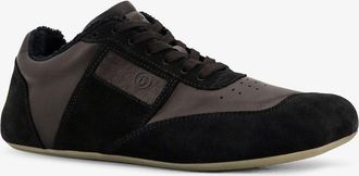 Maison Margiela Mens Sneakers Anatomic Suede And Leather Black Trainers