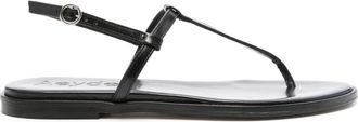 Aeyde Nala leather sandals - women - Calf Leather/Rubber/Calf Leather/Calf Leather - 36 - Black
