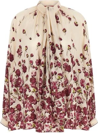 F.R.S. For Restless Sleepers Lange blouse met verborgen sluiting - Dames - Blouses - Veelkleurig - M - Overhemden