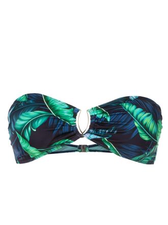 Lygia & Nanny Top bikini Mika con stampa - Blu