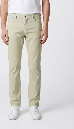 120% Lino Pantaloni slim fit in misto lino a cinque tasche