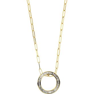 Bony Levy Ofira Large Circle of Life Pendant Necklace in 18K Yellow Gold at Nordstrom