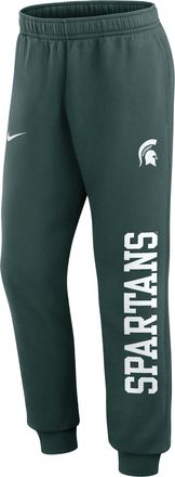 Nike Michigan State Primetime Club Nike Mens College Jogger Pants in Green | 00SU3EYMST-YUW