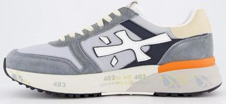 Premiata Low-Top Sneaker - Heren Mick Sneaker Grijs/Oranje - Gr. 43 (EU) - in Grau - für Damen