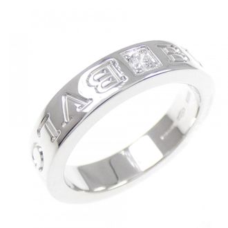 Bulgari White Gold White Gold (18K) Band Ring (Pre-Owned)