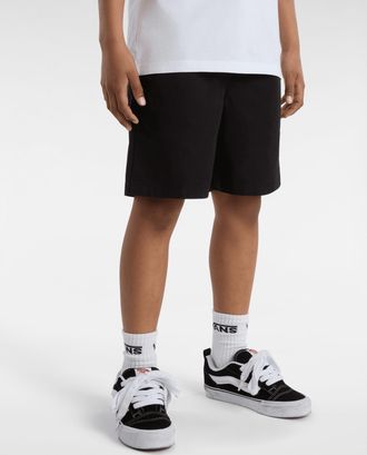 Vans Shorts VANS RANGE ELASTIC WAIST SHORT II, Herren, Gr. XL, N-Gr, schwarz, Obermaterial: 98% Baumwolle, 2% Nylon, Hosen Shorts, mit elastischem Bund, sp
