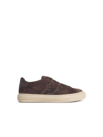 Hogan H691 Brown Suede Sneakers