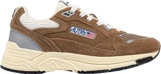 Autry Hyperway Sneaker - Heren - Sneakers - Bruin - 42 EU - Katoen - Schoenen