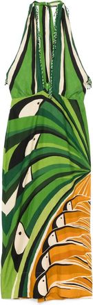 Farm Rio Abito lungo Toucan Tree - Verde