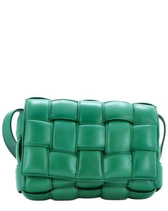 Bottega Veneta Cassette Crossbody Bag Padded Maxi Intrecciato Leather Small (Authentic Pre-Loved)