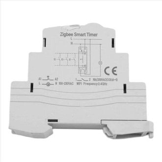 OEM Tuya Smart Life Zigbee Para Riel Din, Interruptor Autom&aacute;tico Monopolar De Contacto Seco, Rel&eacute; De Retardo De Tiempo, Aplicaci&oacute;n De Control Remoto -crez