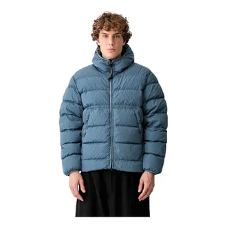 C.P. Company Chrome-R Goggle Down Jacket - - Jackets - Uomo - Blu - S