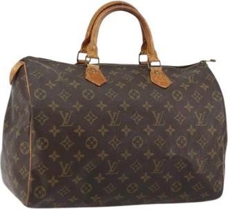 Louis Vuitton Pre-owned Handbags, female, Brown, Size: ONE SIZE Pre-owned Canvas Handbag