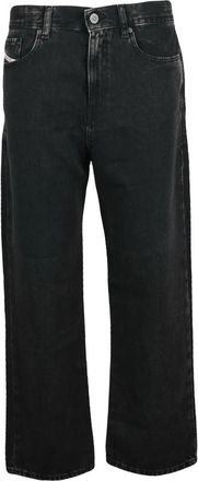 Diesel 2016 D-Air Straight Jeans - Dames - Regular Fit Jeans - Zwart - W29 - Katoen - Jeans