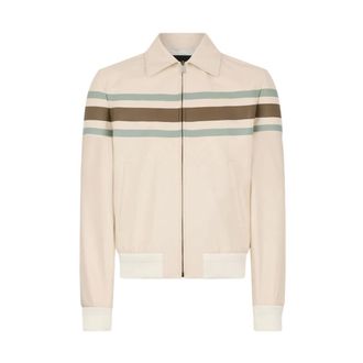 Dsquared2 Coats White - male - Dsquared2 - Bomber Jackets - White - M - Jackets