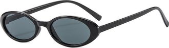 Generic Mens Commuter Vacation Sunglasses Outdoor Womens Driving Sun Glasses(Black)