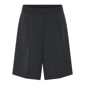 Bruuns Bazaar Striped Herringbone Blue Pin Stripe Shorts