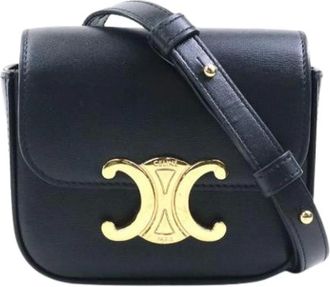 Celine Pre-owned Cross Body Bags, female, Black, Size: ONE SIZE Pre-owned Vintage Cross Body Bag