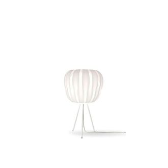 Linea Zero L&aacute;mpara Tr&iacute;pode En Metal Blanco Cm. 30x63h