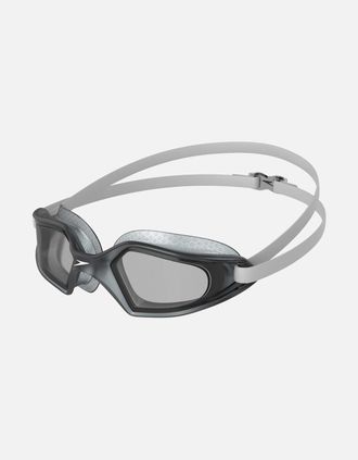 Speedo Unisex Adult Hydropulse Smoke Swimming Goggles - White Elephant Grey Smoke - Size: ONE size
