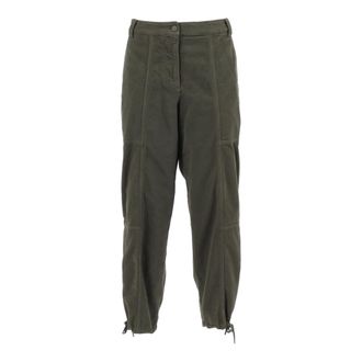 Aspesi Tapered Trousers - female - Aspesi - Tapered Trousers - Green - M - Trousers
