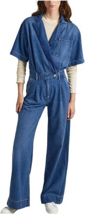 Pepe Jeans London Jumpsuits - Dames - Jumpsuits - Blauw - XS - Leer - Jumpsuits & Playsuits